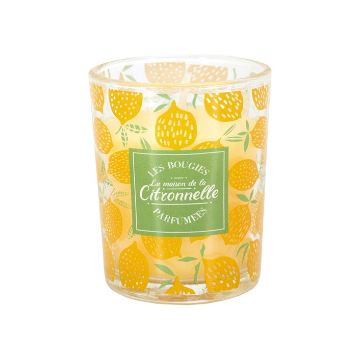 Home Deco Factory Bougie Citronnelle en Verre 6,5 cm