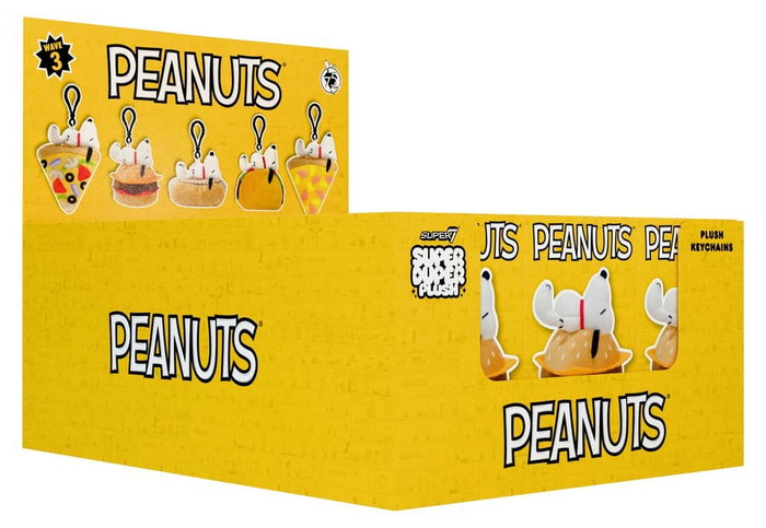 Super7 Peanuts Super Duper peluches Wave 03 Blind Box Display (12) Super7 Peanuts Super Duper peluches Wave 03 Blind Box Display (12)