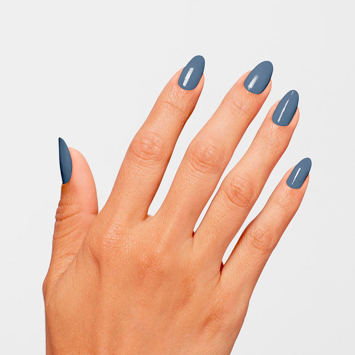 OPI Vernis à Ongles Infinite Shine Effet Gel Longue Tenue #Pure Jean-ius Bleu Gris 15 ml