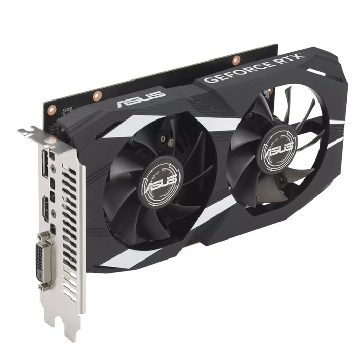 Asus Carte Graphique DUAL GeForce RTX 3050 O6G - 90YV0K60-M0NA00 - 6 Go GDDR6 - Noir