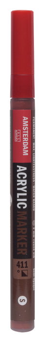 Amsterdam Marqueur Acrylique 2 mm Terre de Sienne Brûlée 411 Amsterdam Marqueur Acrylique 2 mm Terre de Sienne Brûlée 411