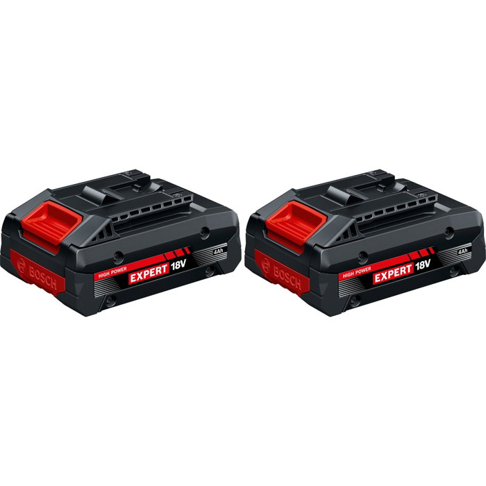 Bosch Lot de 2 Batteries EXBA18V-40 18V 4,0 Ah (4000 mAh) de type Lithium-ion Bosch Lot de 2 Batteries EXBA18V-40 18V 4,0 Ah (4000 mAh) de type Lithium-ion