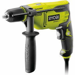 Ryobi RPD800-K - Perceuse à percussion 800 W - 3 000 cp/min - Mandrin auto-serrant 13 mm - Éclairage LED intégré - Blocage d'arbre - Coffret inclus