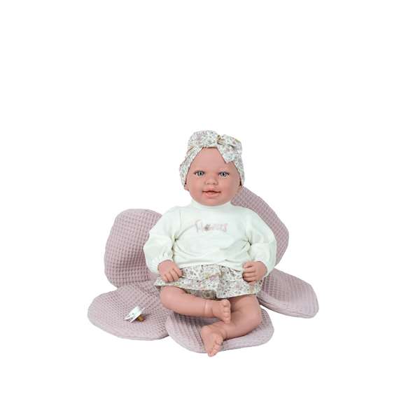 Muñecas Arias Poupas Poupée Elegance 45 cm Adi Rose avec Couverture Fleur Poupée de Poids Muñecas Arias Poupas Poupée Elegance 45 cm Adi Rose avec Couverture Fleur Poupée de Poids