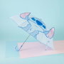 Cerdá Parapluie manuel Stitch 7.0 x 3.5 x 63.0 cm dès 36 mois Bleu clair