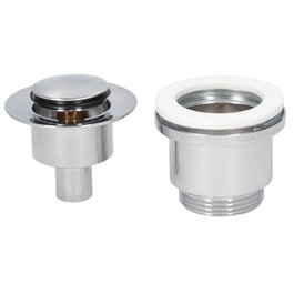 Gifont Valve de vidage pour lavabo clic-clac Ø37mm Chrome