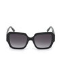 Guess Gafas Lunettes de Soleil Femme GU7681 01B Carrées Monture Noire Verres Fumés