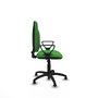 PIQUERAS Y CRESPO Chaise de bureau Algarra, tissu vert, accoudoirs fixes