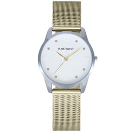 Radiant RA593202 Marguerites 36mm White Dial IPG Mesh