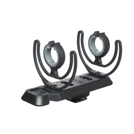 RODE SM3-R Suspension Lyre Double avec Adaptateur pour Micro Canon, Gestion de Câble