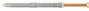 FISCHER Taco Nylon Fischer à vis 10-115mm - Cheville d'ancrage pour matériaux pleins et creux, boîte