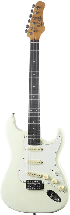 EKO Guitare Électrique Starter ST300 Type Strat - Blanc Olympique