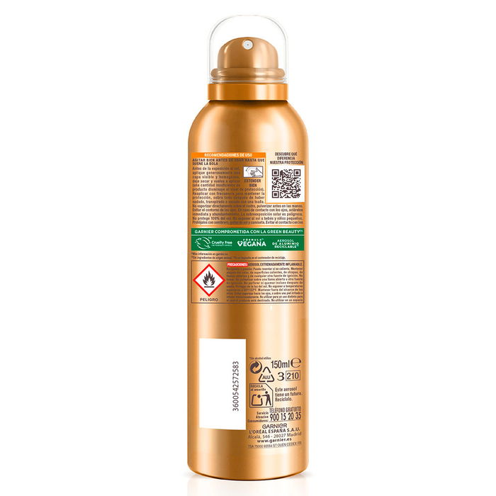 Garnier Delial Ideal Bronze Brume Protectrice SPF30 150ml