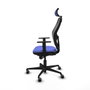Piqueras y Crespo Chaise de Bureau avec Appui-tête 1D036G2 Bleu clair
