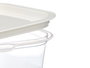 LEKNES Set de 5 boîtes de conservation carrées 1000ml