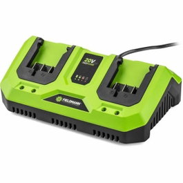 Fieldmann Chargeur double pour batteries 20V Li-Ion