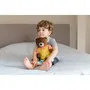 Gipsy Toys Peluche Musicale et Conteuse d'Histoires Petit Ours Brun - 28 cm - Marron, Jaune, Rouge - 20 Histoires et Chanson