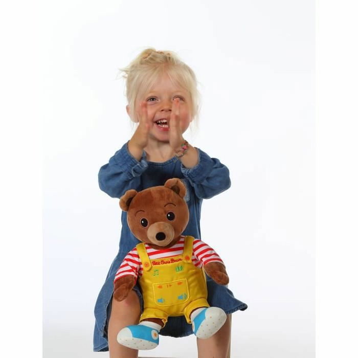Gipsy Toys Petit Ours Brun Peluche Musicale et Conteuse d'Histoires