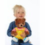 Gipsy Toys Petit Ours Brun Peluche Musicale et Conteuse d'Histoires