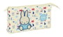 Safta Miffy Buddy - Porte-tout triple recyclé et résistant à l'eau, dimensions 22 x 12 x 3 cm, pour enfant à partir de 3 ans