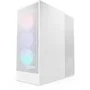 NZXT CM-H72FW-R1 Boîtier PC Moyen Tour H7 Flow RGB Blanc avec ventilateurs RGB inclus