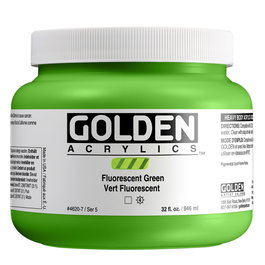 Golden Peinture Acrylique Heavy Body Vert Fluorescent 946 ml