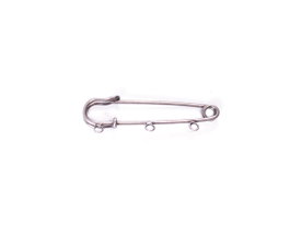 Innspiro Lot de 2 aiguilles broches métalliques argentées vieillies 50,0 x 10,7 mm