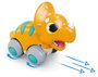 Creaciones Llopis Dinosaure orange en friction - Jouet en peluche 13x12x13 cm - Polyester - À partir de 18 mois