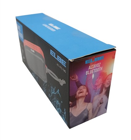 Elbe ALT-R15-TWS Enceinte Bluetooth Portable 5W TWS Rouge Résistant à l'eau IPX7 pour musique sans fil et son stéréo