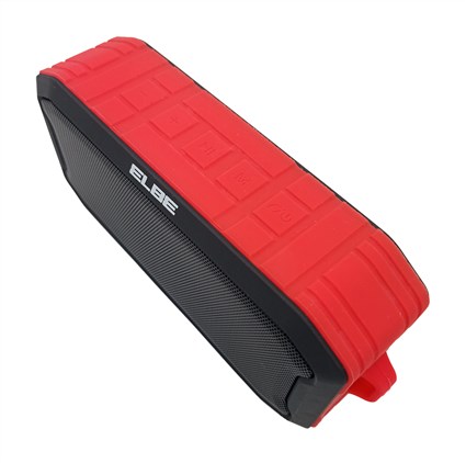 Elbe ALT-R15-TWS Enceinte Bluetooth Portable 5W TWS Rouge Résistant à l'eau IPX7 pour musique sans fil et son stéréo