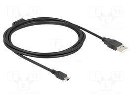 DELOCK Câble USB 2.0 A vers Mini-B 2m Noir