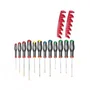 Facom AT.J12R2PB - Jeu de 12 Tournevis PROTWIST avec 2 Racks de Rangement - 4 Plats, 2 Phillips, 2 Pozidriv, 4 Torx (T15 a T30) pour Travaux de Vissage Polyvalents
