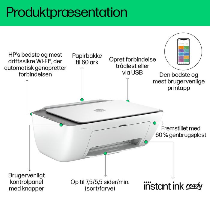HP DeskJet 2820e Imprimante tout-en-un sans fil HP DeskJet 2820e Imprimante tout-en-un sans fil