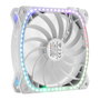 Enermax UC-SQARGB12P-W-SG Ventilateur de Boîtier Gaming 120 mm RGB, 300-1500 RPM, 68.27 CFM, Silencieux 23 dBA