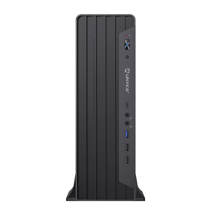 Unykach UK2012 Boîtier Slim Micro ATX Noir avec Alimentation 300W 80 PLUS Bronze