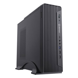 Unykach UK2012 Boîtier Slim Micro ATX Noir avec Alimentation 300W 80 PLUS Bronze
