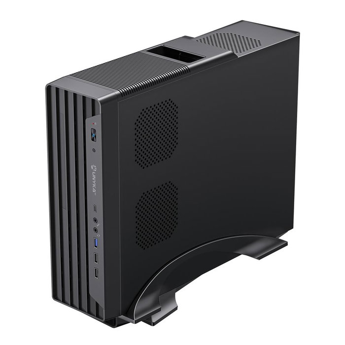 Unykach UK2012 Boîtier Slim Micro ATX Noir avec Alimentation 300W 80 PLUS Bronze