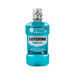 LISTERINE Bain de Bouche Menthol - Rince-bouche pour une Fraîcheur Intensive et une Protection Dentaire - 500 ml