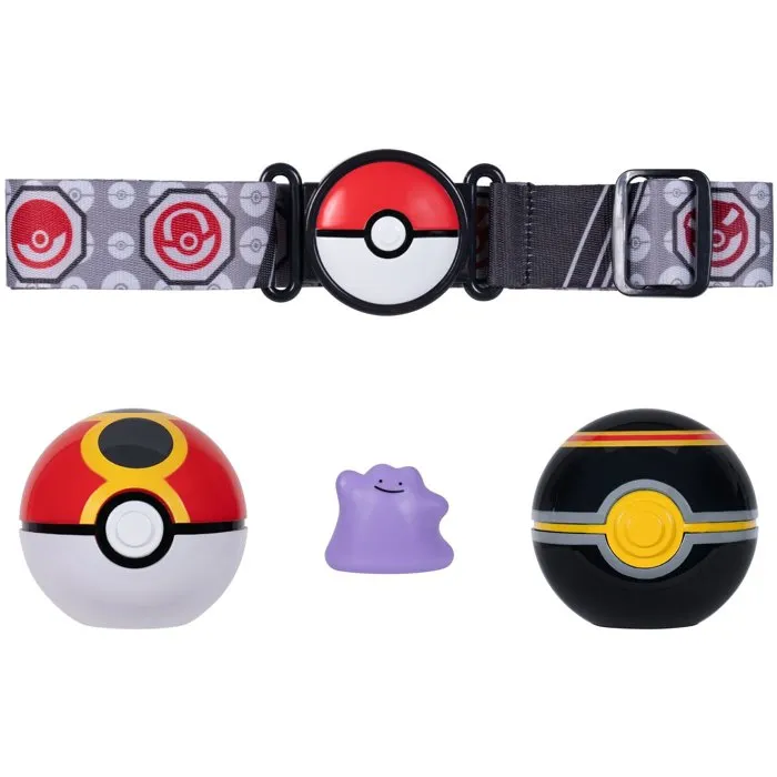 Pokemon Ceinture Poké Ball Clip'N Go Métamorph avec 2 Poké Balls et figurine Pokemon Ceinture Poké Ball Clip'N Go Métamorph avec 2 Poké Balls et figurine