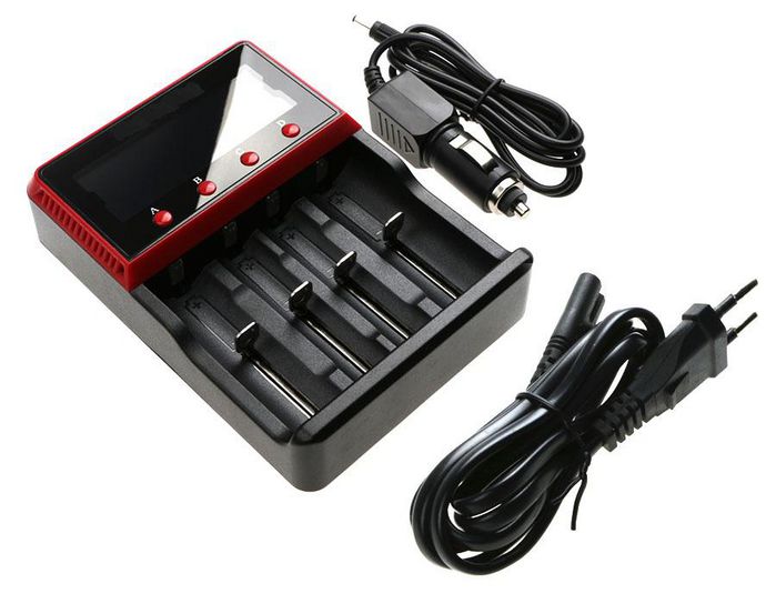 CoreParts Chargeur pour batterie 18650 et divers modèles, Noir CoreParts Chargeur pour batterie 18650 et divers modèles, Noir
