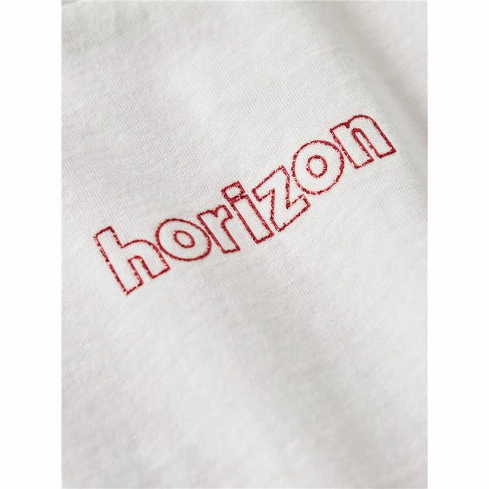 T shirt à manches courtes Enfant Name It Nkffalaura Ss Blanc