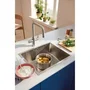 GROHE - Robinet de cuisine filtrant GROHE Blue Pure Start - Réf. 30595DC0 - Avec filtration eau, bec haut en U et rotation 150°