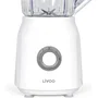 Livoo Blender 1.5 L, 600 W, 22 000 tours/min, 2 vitesses avec turbo, lames acier inoxydable, blanc