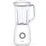 Livoo Blender 1.5 L, 600 W, 22 000 tours/min, 2 vitesses avec turbo, lames acier inoxydable, blanc