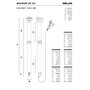 XLC Tige de selle télescopique SP-T21 34.9mm 549mm 200mm