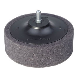 Wolfcraft 2131000 Tête à polir, tige 8 mm, diamètre 120 mm, 120 x 120 x 40 mm