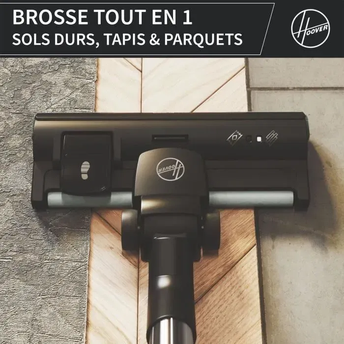 Hoover HP321PAF Aspirateur Traîneau Sans Sac, 850 W, 75 dBA, Technologie Cyclonique, 2 L, Filtre EPA 10, Brosse Tous Sols, Mini Turbo Brosse pour Animaux Hoover HP321PAF Aspirateur Traîneau Sans Sac, 850 W, 75 dBA, Technologie Cyclonique, 2 L, Filtre EPA 10, Brosse Tous Sols, Mini Turbo Brosse pour Animaux