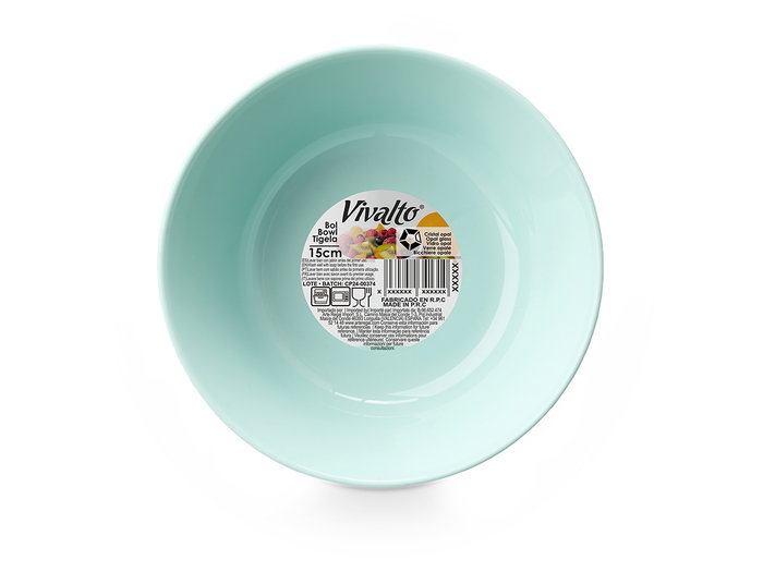 Vivalto Bol Rond Opal Vert 15 cm (Set de 36)