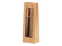 Kinvara Sac Vin Kraft Carré avec Anse Marron 36x12.5x1 cm (Set de 48)