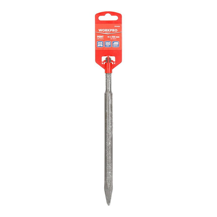 Workpro Burin à pointe SDS-Plus 14 x 250 mm Workpro Burin à pointe SDS-Plus 14 x 250 mm